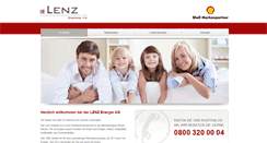 Desktop Screenshot of lenz-energie.de