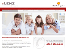 Tablet Screenshot of lenz-energie.de